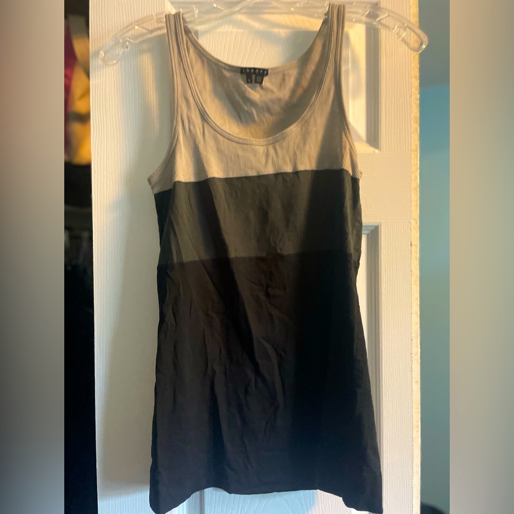 Womens Theory tri color tank size large